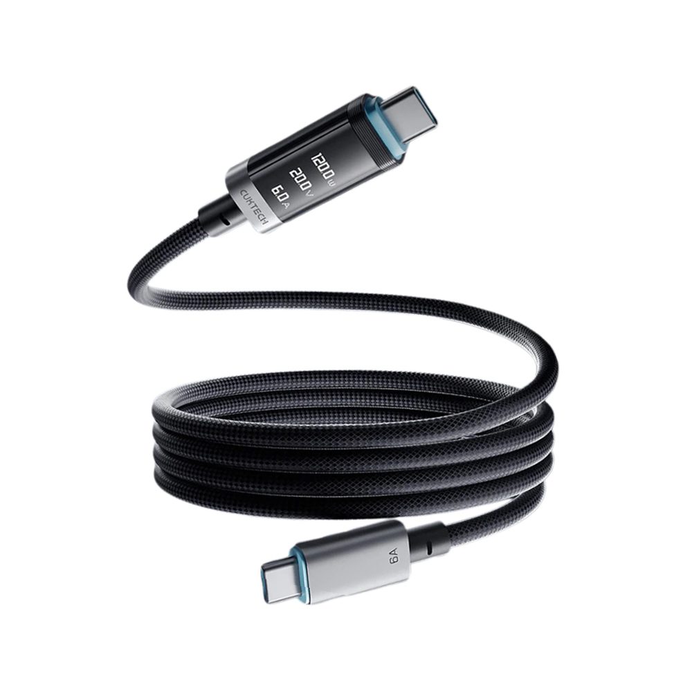 Cáp Type C 1.5m từ tính Cuktech CMC615P 1 Cáp Type C 1.5m từ tính Cuktech CMC615P