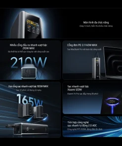 CUKTECH PB200U Sạc Dự Phòng 20000mAh 210W