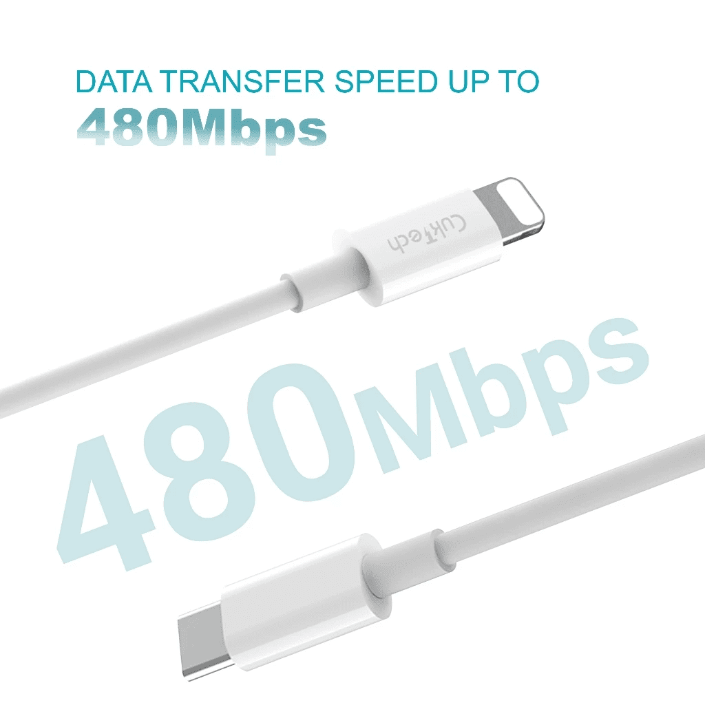 Cáp Sạc Nhanh iPhone 1m CUKTECH KLC-5497 4 Cáp Sạc Nhanh iPhone 1m CUKTECH KLC-5497 - Ảnh 4