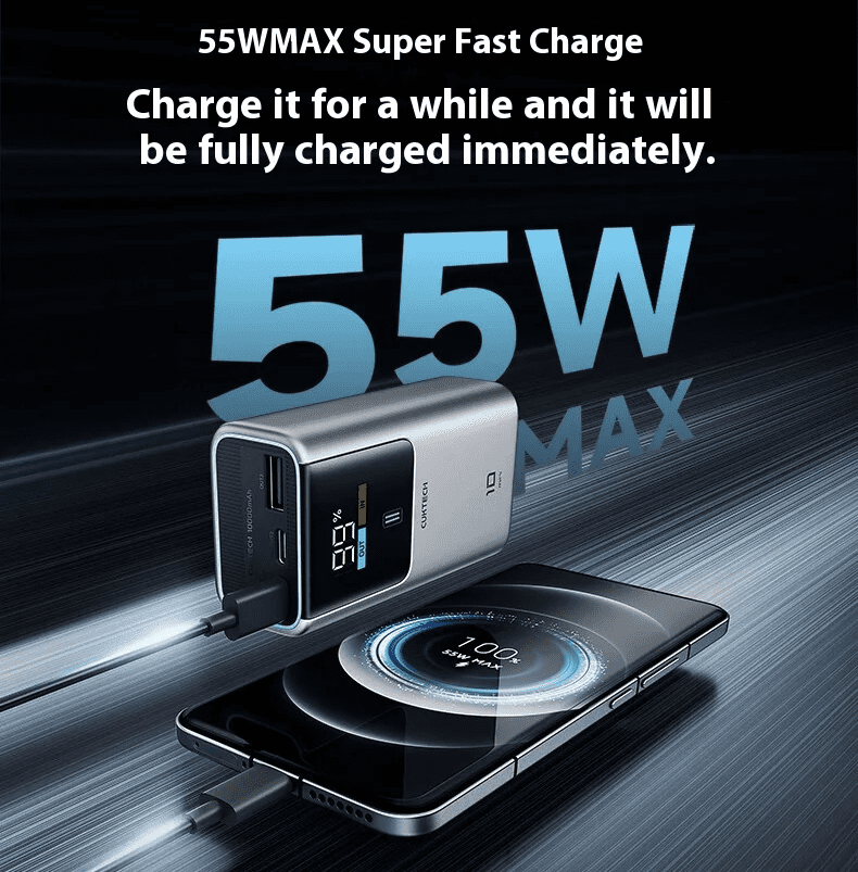 Pin dự phòng Mini Cuktech PB1055 10.000mAh 55W 14 Pin dự phòng Mini Cuktech PB1055 10.000mAh 55W