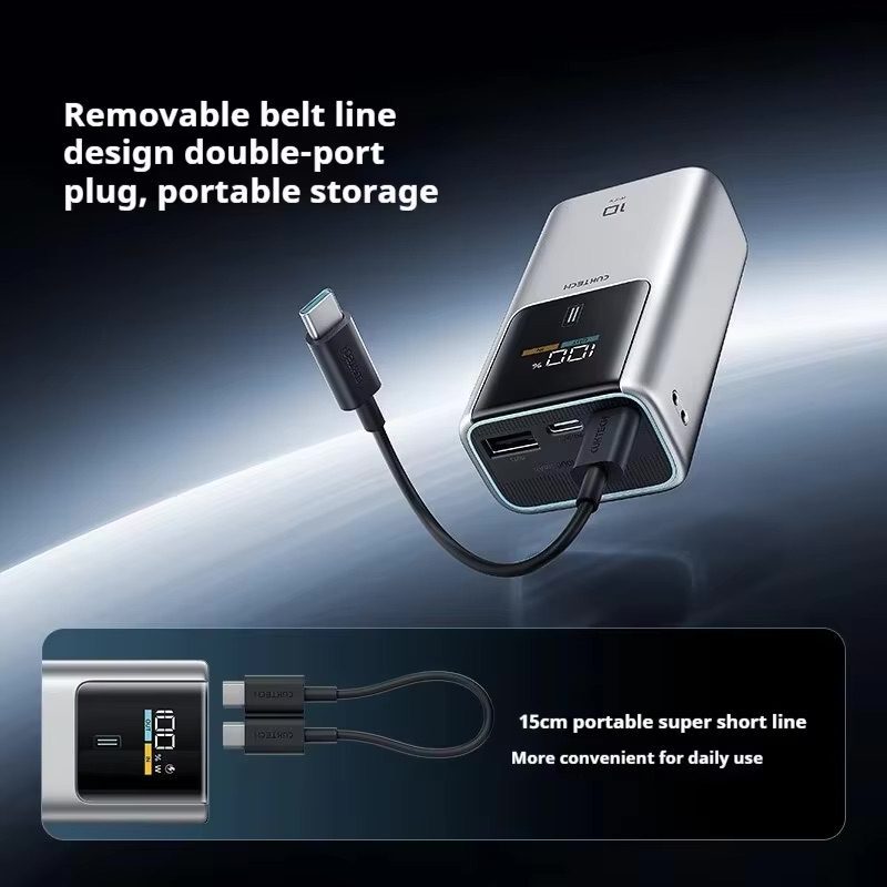 Pin dự phòng Mini Cuktech PB1055 10.000mAh 55W 3 Pin dự phòng Mini Cuktech PB1055 10.000mAh 55W - Ảnh 3