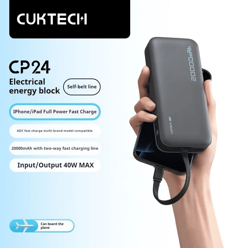 CUKTECH LPB200N – Pin sạc dự phòng 20000mAh hỗ trợ sạc nhanh 40W