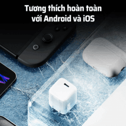 Sạc nhanh trong suốt nhỏ gọn Cuktech AD301N