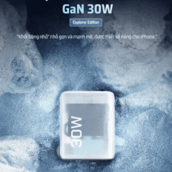 Sạc nhanh trong suốt nhỏ gọn Cuktech AD301N