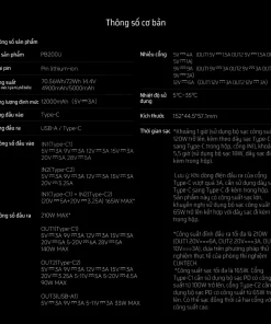 CUKTECH PB200U Sạc Dự Phòng 20000mAh 210W