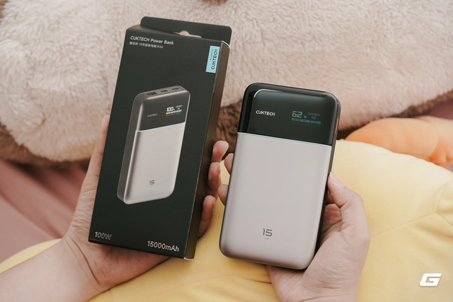 Trên tay "đồ chơi" mới của Xiaomi: Pin dự phòng Cuktech 15 Air, công nghệ silicon-carbon giờ có ở khắp mọi nơi! - CUktech Việt Nam