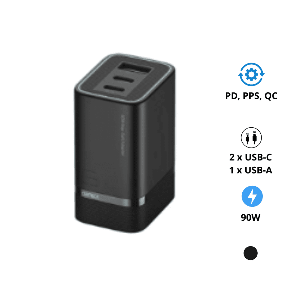 Củ sạc nhanh mini Cuktech 6 GaN AD653 90W