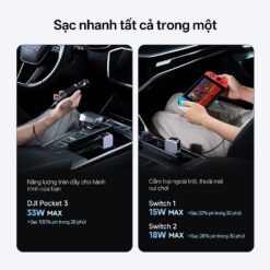 Tẩu sạc nhanh ô tô Cuktech CC903P