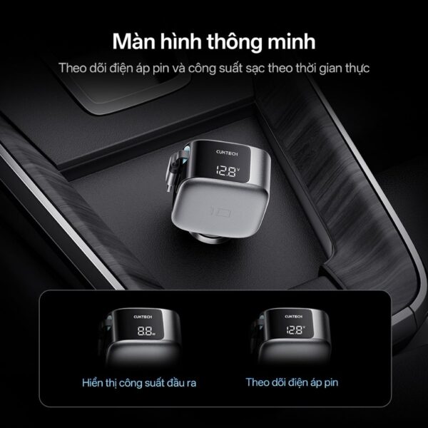 Tẩu sạc nhanh ô tô Cuktech CC903P