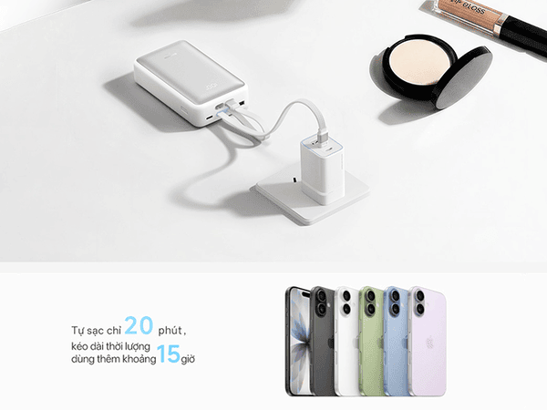 Mua sạc dự phòng 3C Cuktech ở đâu chính hãng, bảo hành uy tín? 4 Sạc dự phòng 3C